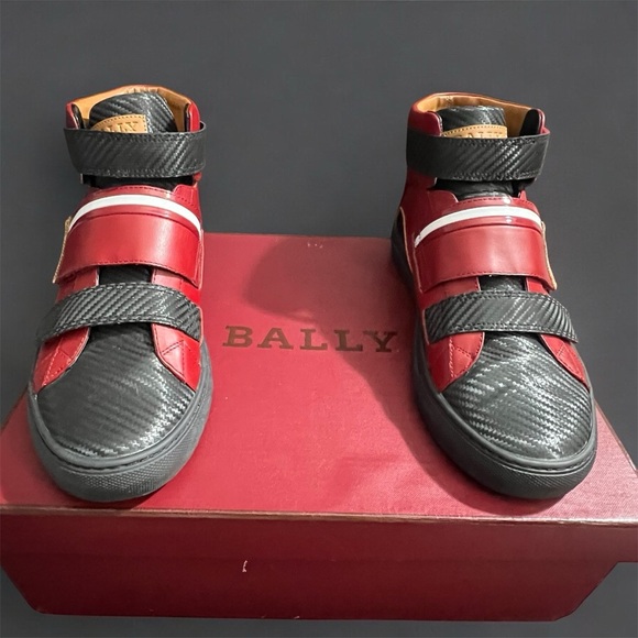 Bally Herick High Top Leather Sneakers - Picture 2 of 10